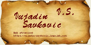 Vujadin Savković vizit kartica
